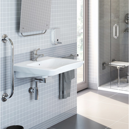 Раковина подвесная для людей с ограниченными возможностями Vitra Conforma 5289B003-0001 белая